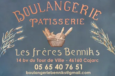 Logo Les Frères Benniks : Boulangerie Pâtisserie
