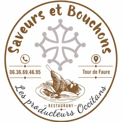 Logo Epicerie et Restaurant Saveurs et bouchons