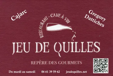 Logo Restaurant - Cave à vins Le Jeu de Quilles
