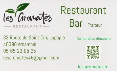 Logo Restaurant Bar Traiteur Les Arômates